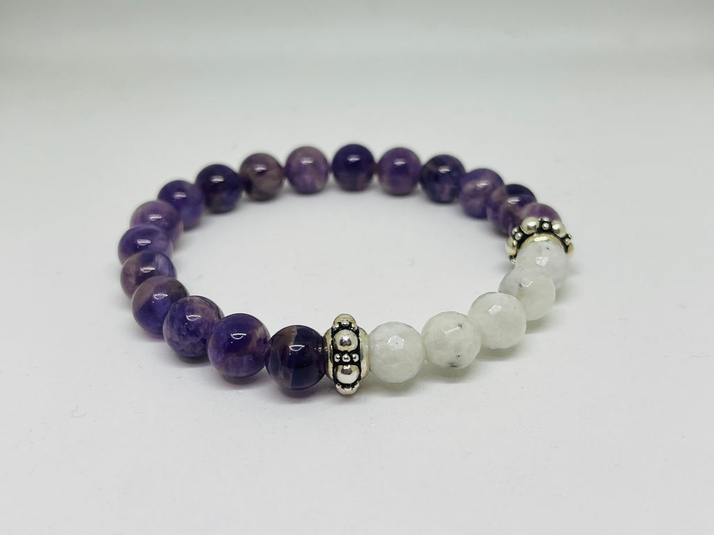 Amethyst Moon Bracelet